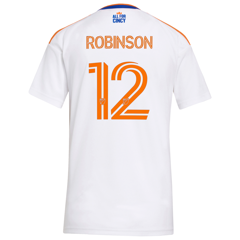 Women's FC Cincinnati Miles Robinson White 2026 The Seven Hills Kit Replica Jersey