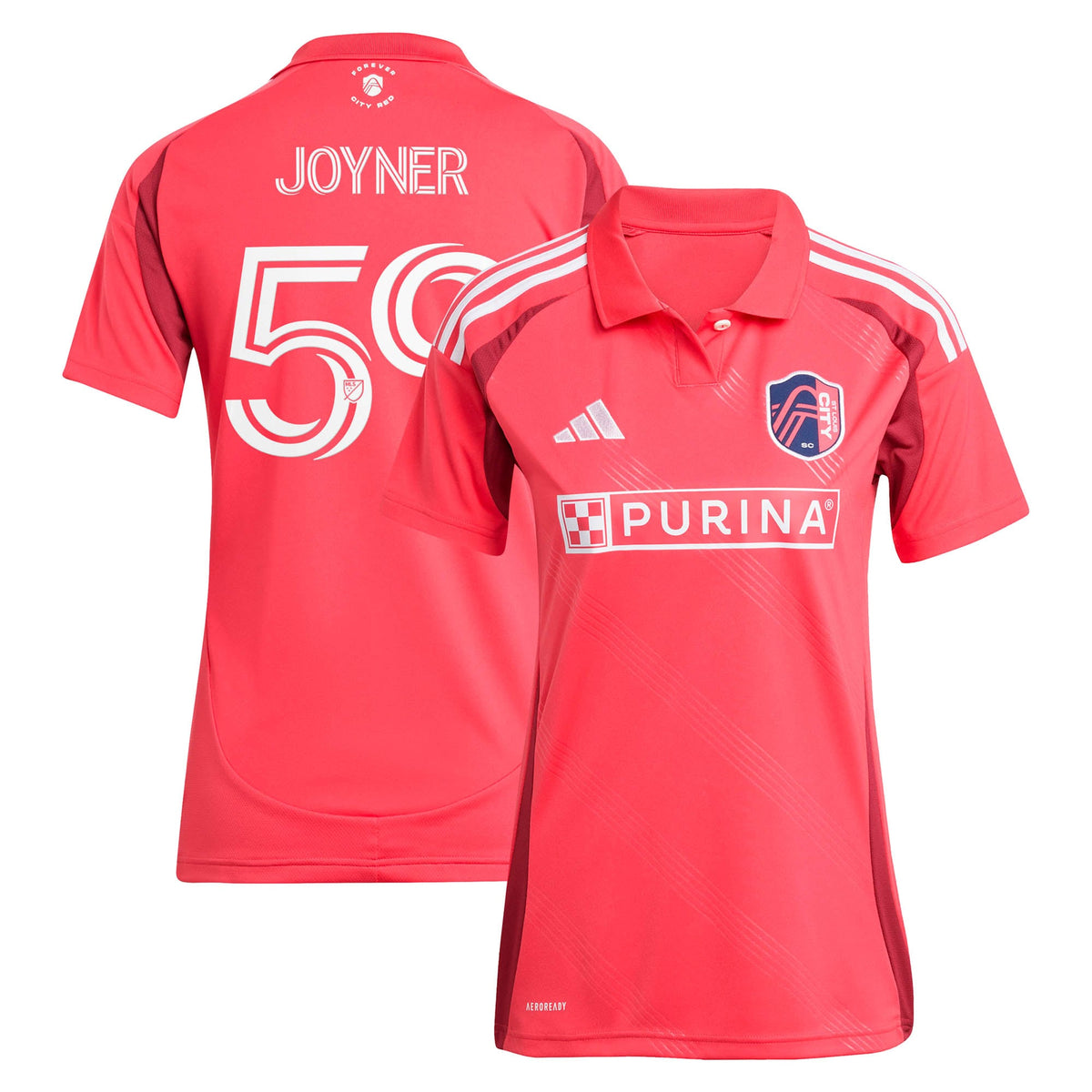 Women's St. Louis CITY SC MyKhi Joyner Red 2025 Forever CITY Red Replica Jersey