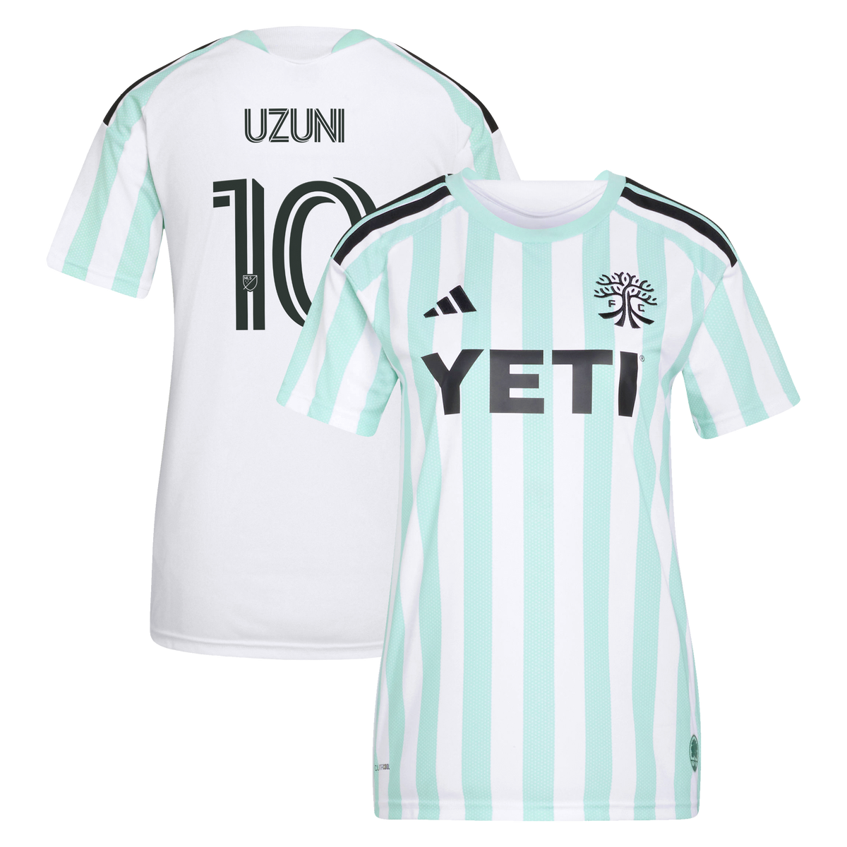 Women's Austin FC Myrto Uzuni White 2026 The Rooted Kit Replica Jersey