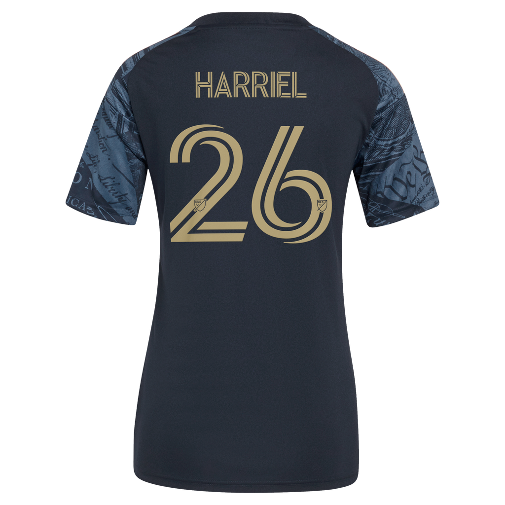 Women's Philadelphia Union Nathan Harriel Navy 2026 1776 Kit Replica Jersey
