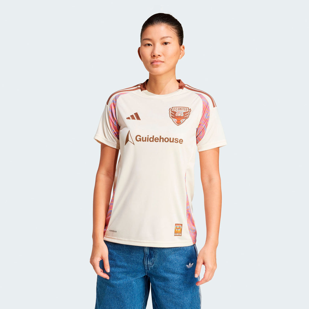 Women's D.C. United Natural 2025 The Soul Kit Replica Jersey
