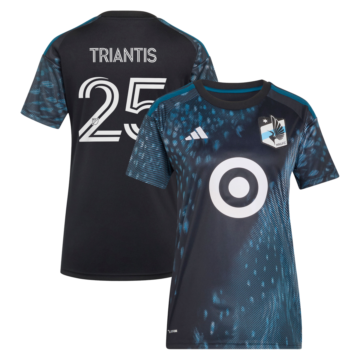 Women's Minnesota United FC Nectarios Triantis Black 2026 The Decade Kit Replica Jersey
