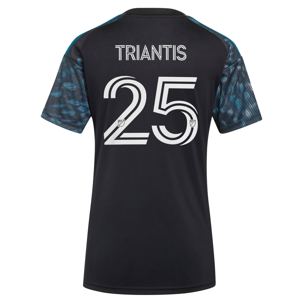 Women's Minnesota United FC Nectarios Triantis Black 2026 The Decade Kit Replica Jersey