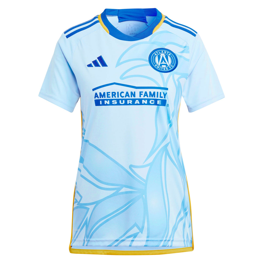 Women's Atlanta United FC #17 Light Blue 2024 The Resurgens Kit Replica Player Jersey