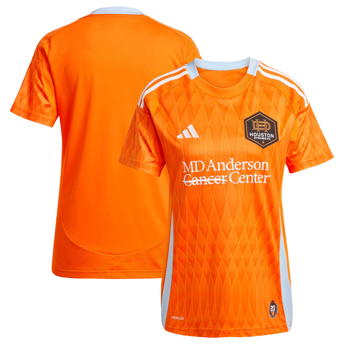 Women's Houston Dynamo FC Orange 2025 Season 20 Replica Jersey