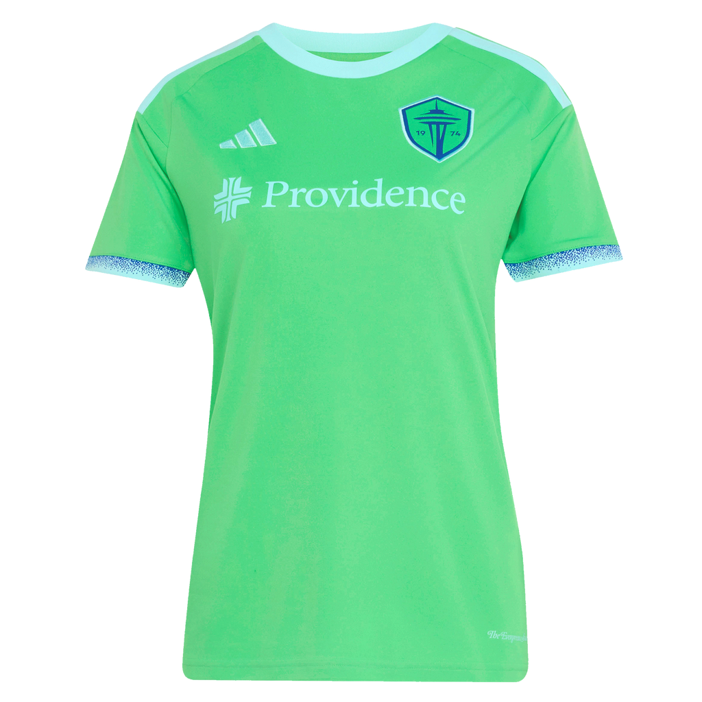Women's Seattle Sounders FC Paul Rothrock Rave Green 2026 The Evergreen State Kit Replica Jersey
