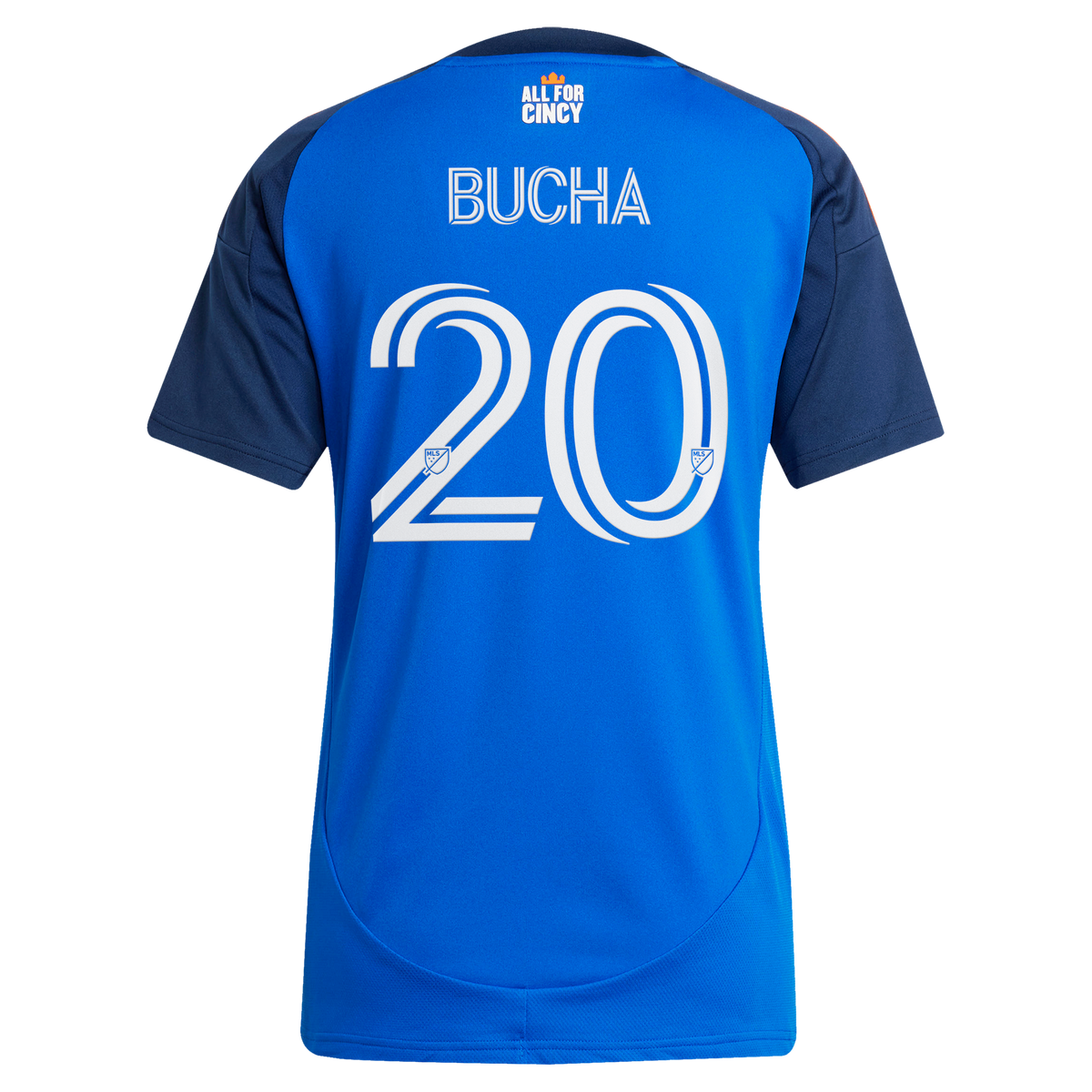 Women's FC Cincinnati Pavel Bucha Blue 2025 Orange and Blue Legacy Kit Replica Jersey