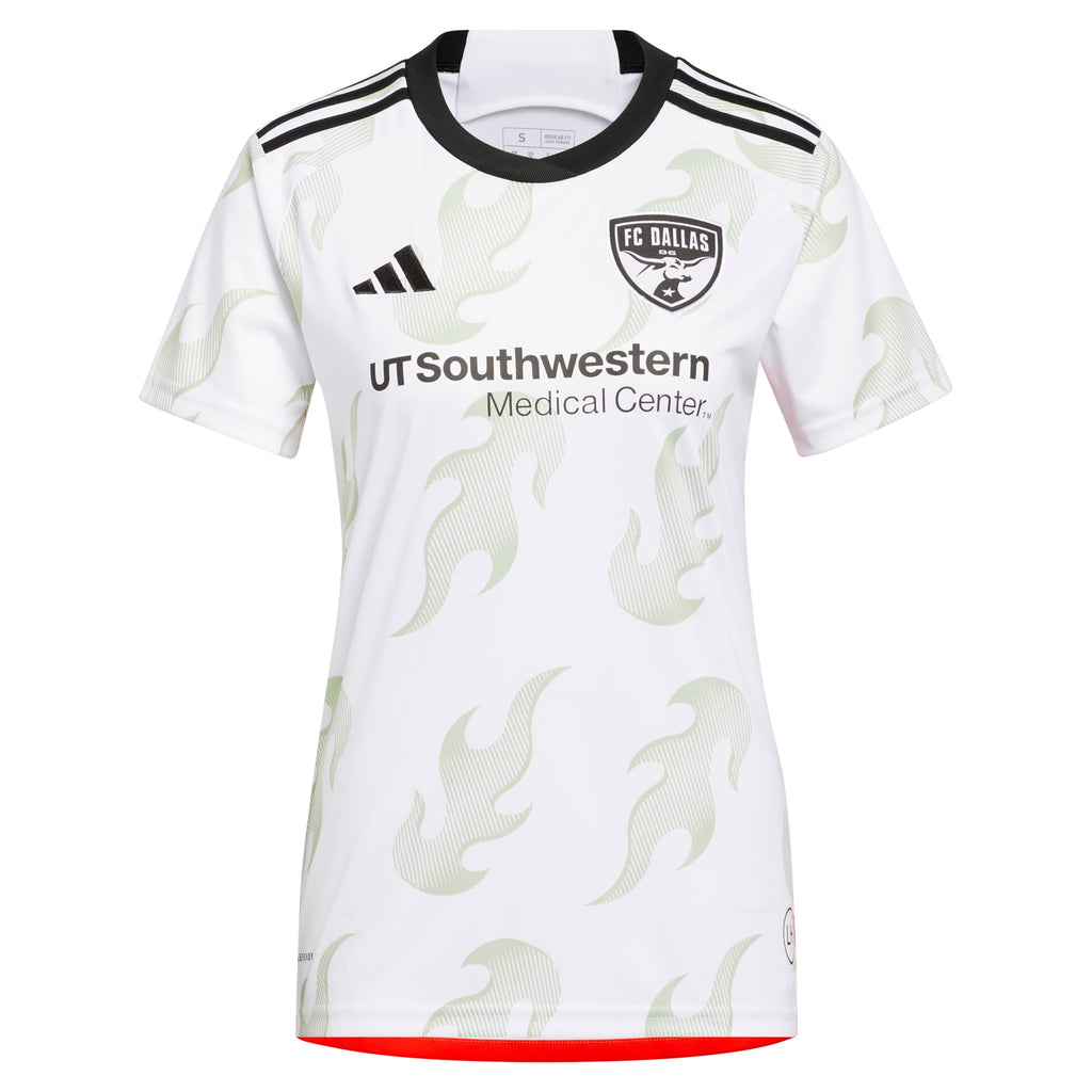 Women's FC Dallas Paxton Pomykal White 2023 Burn Baby Burn Replica Player Jersey