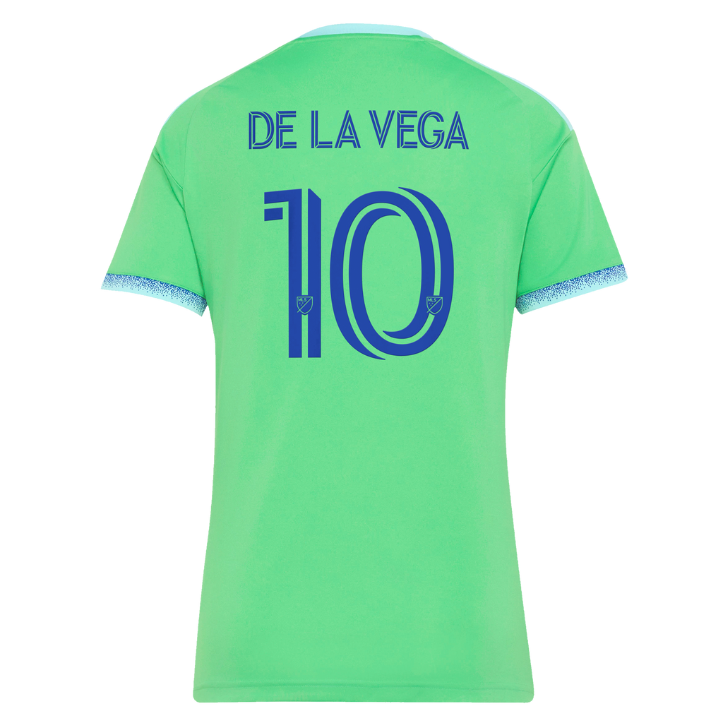 Women's Seattle Sounders FC Pedro de la Vega Rave Green 2026 The Evergreen State Kit Replica Jersey