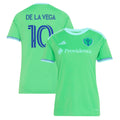 Women's Seattle Sounders FC Pedro de la Vega Rave Green 2026 The Evergreen State Kit Replica Jersey