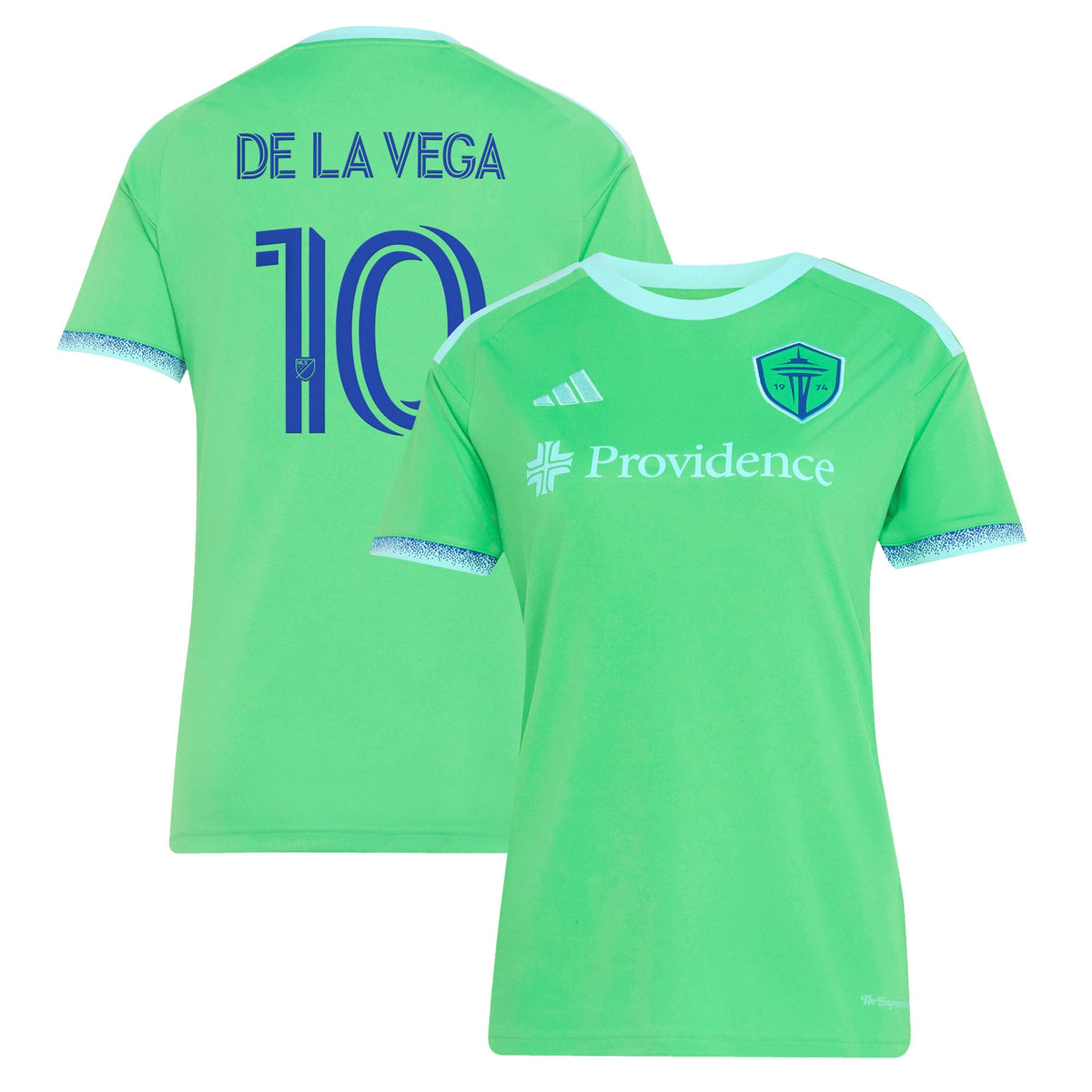 Women's Seattle Sounders FC Pedro de la Vega Rave Green 2026 The Evergreen State Kit Replica Jersey