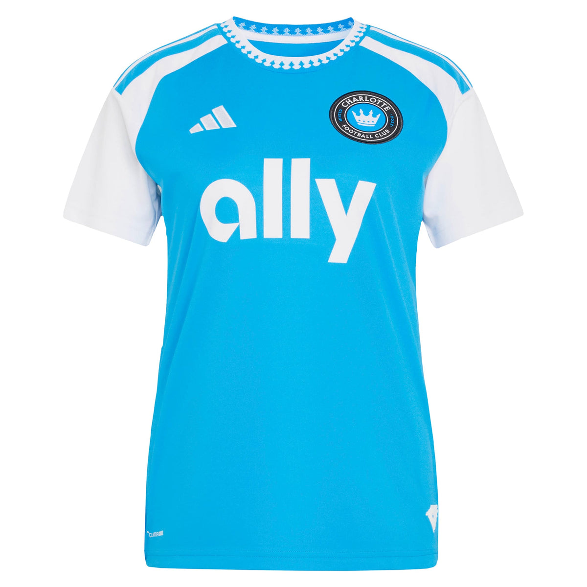 Women's Charlotte FC Pep Biel Blue 2026 Carolina Kit: Crowns Up Replica Jersey
