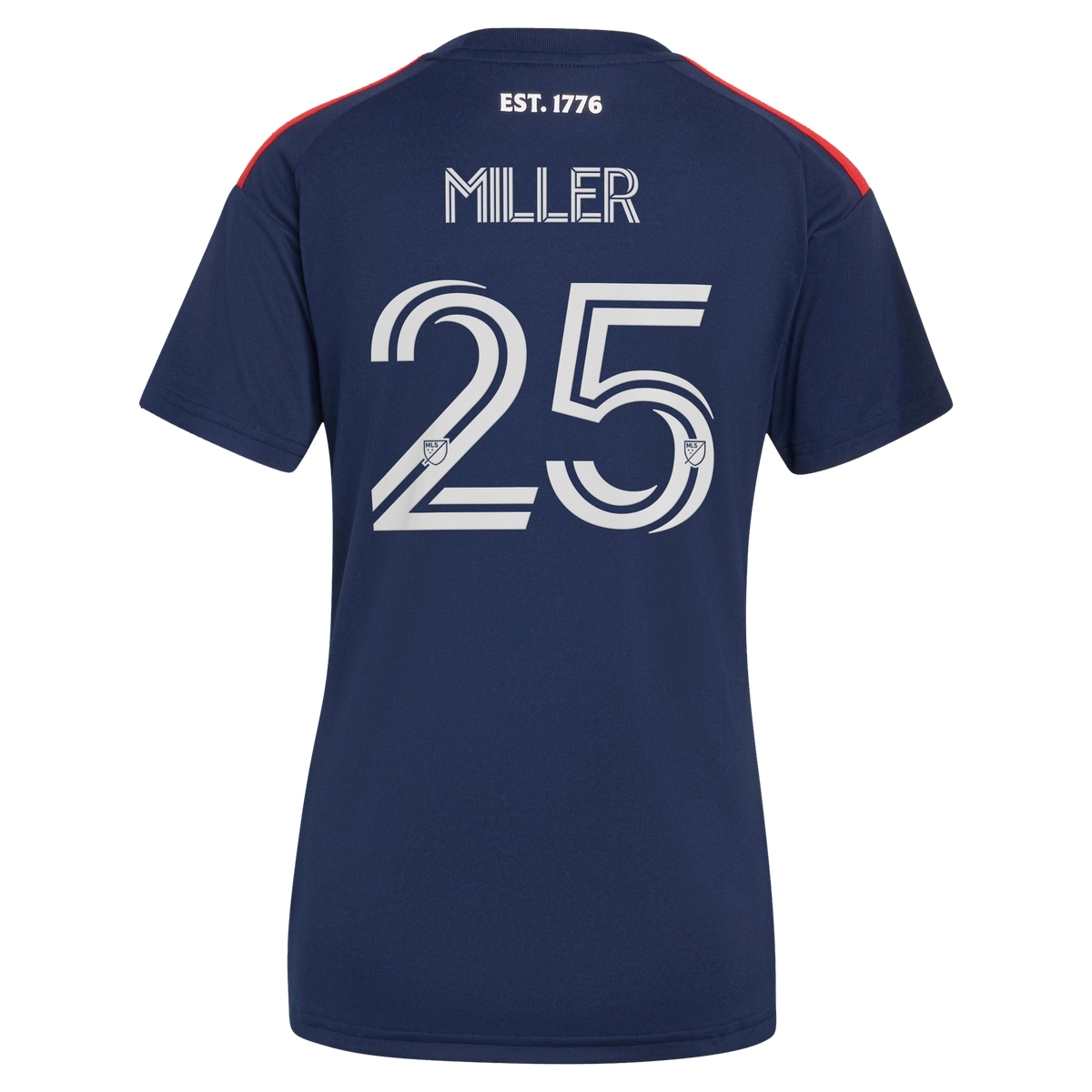Women's New England Revolution Peyton Miller Blue 2026 Independence Day Replica Jersey