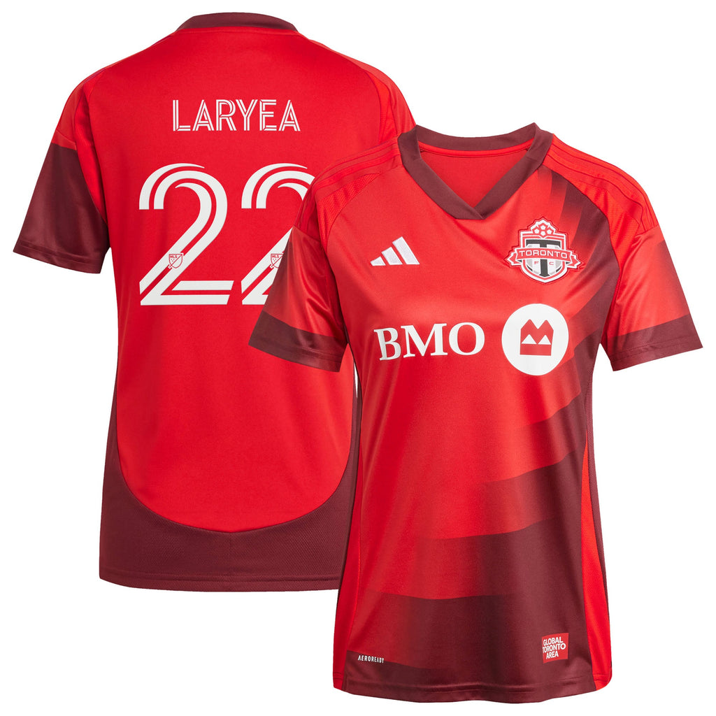 Women's Toronto FC Richie Laryea Red 2025 Club Kit Replica Player Jersey