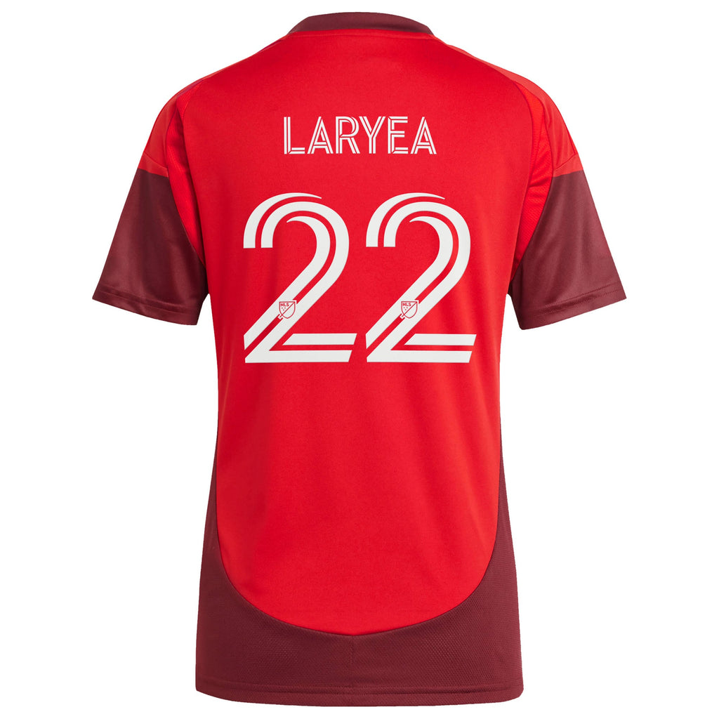 Women's Toronto FC Richie Laryea Red 2025 Club Kit Replica Player Jersey