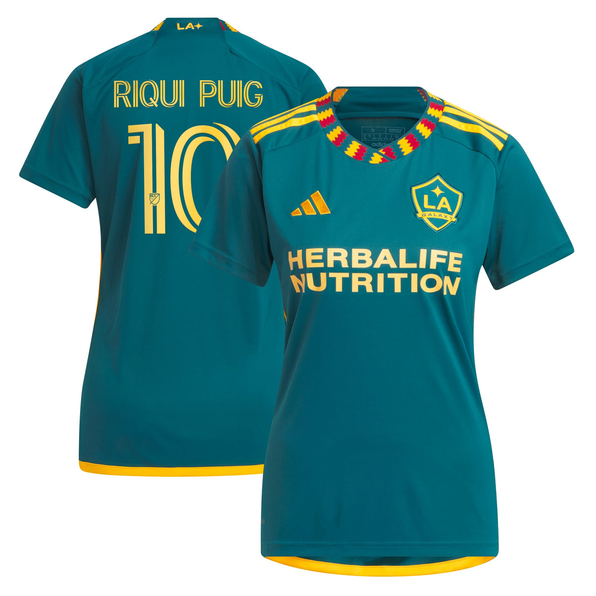 Women's LA Galaxy Riqui Puig Green 2024 LA Kit Replica Player Jersey
