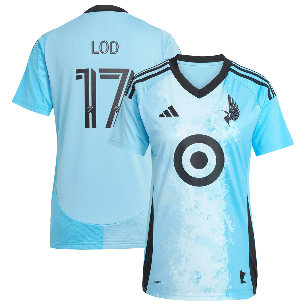 Women's Minnesota United FC Robin Lod Blue 2025 CONVERGENCE Replica Player Jersey