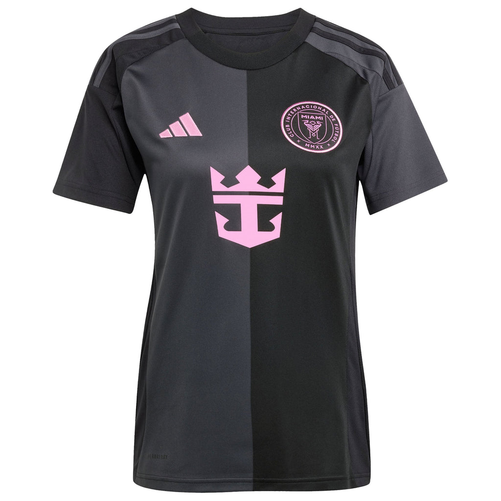 Women's Inter Miami CF Rodrigo De Paul Black 2025 The Fortitude Kit Replica Player Jersey