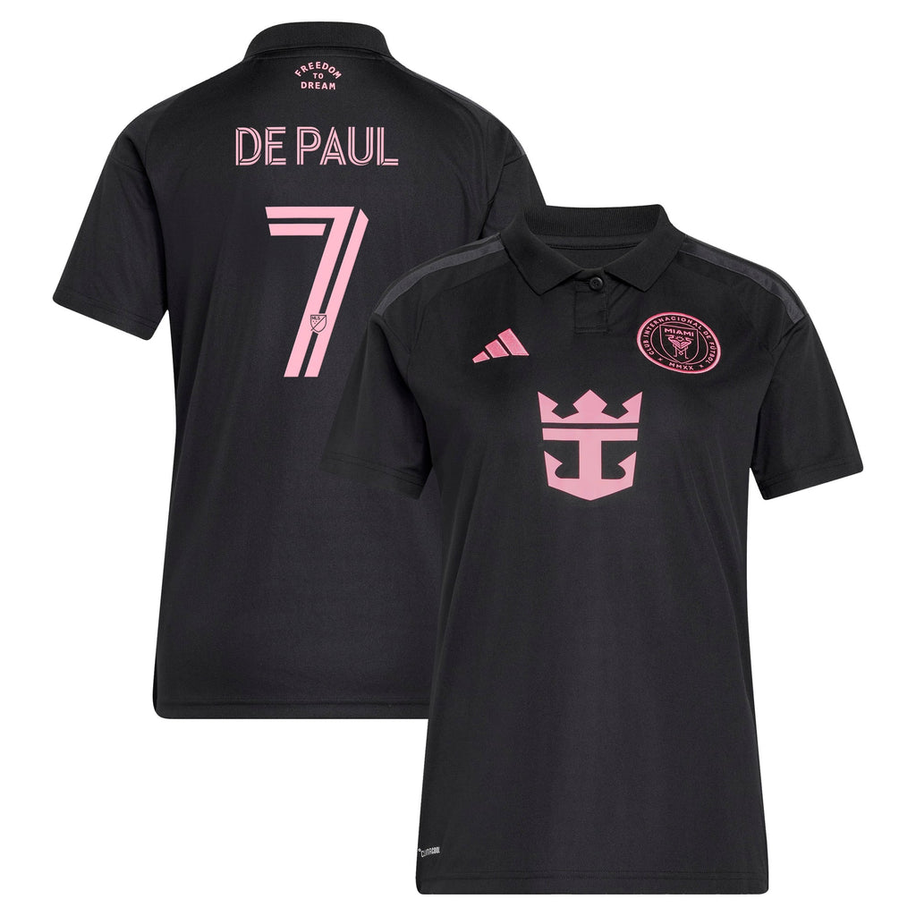 Women's Inter Miami CF Rodrigo De Paul Black 2026 Presagio Replica Jersey