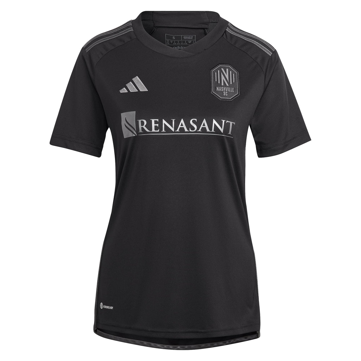 Women's Nashville SC Sam Surridge Black 2023 Man In Black Kit Replica Player Jersey