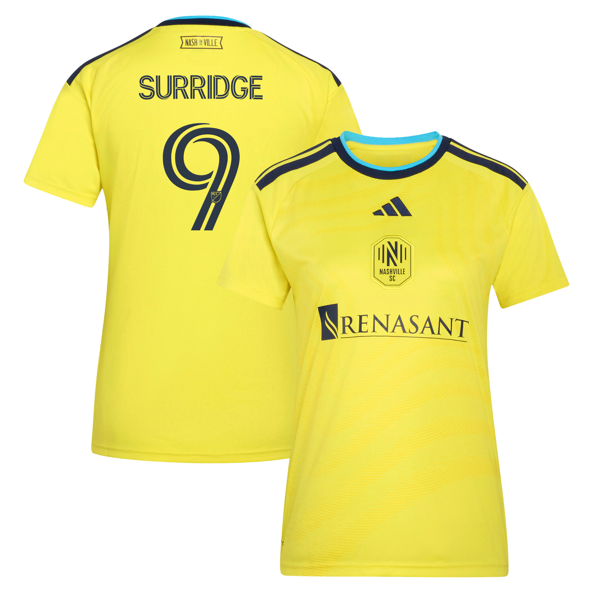 Women's Nashville SC Sam Surridge Yellow 2026 The Reverb Kit Replica Jersey