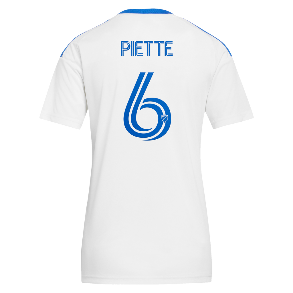 Women's CF Montreal Samuel Piette White 2026 The Procure Jersey Replica Jersey