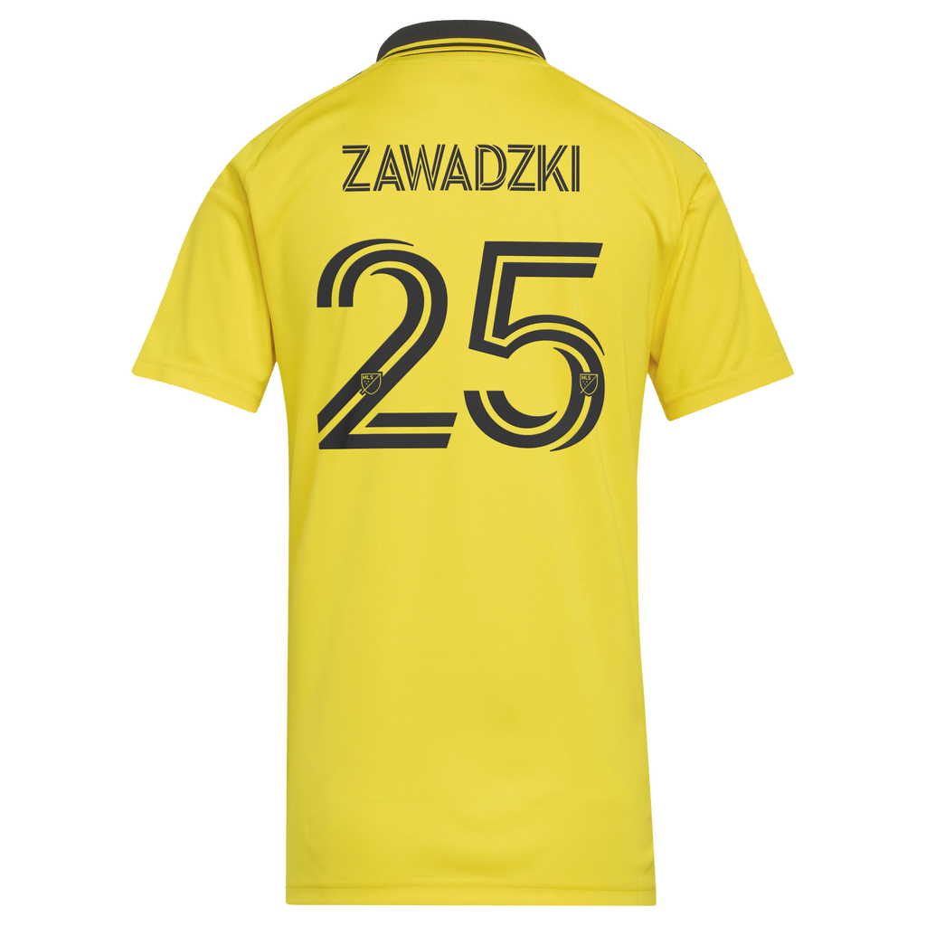 Women's Columbus Crew Sean Zawadzki Yellow 2026 The Crafted for Excellence Kit Replica Jersey