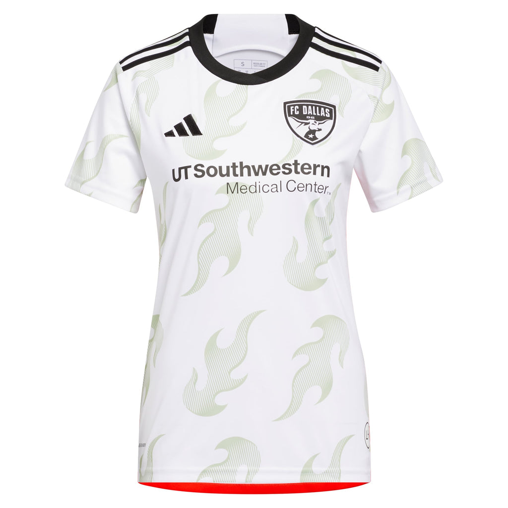 Women's FC Dallas Sebastian Lletget White 2024 Burn Baby Burn Replica Player Jersey