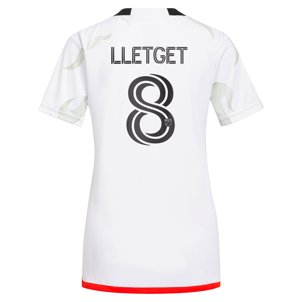 Women's FC Dallas Sebastian Lletget White 2024 Burn Baby Burn Replica Player Jersey
