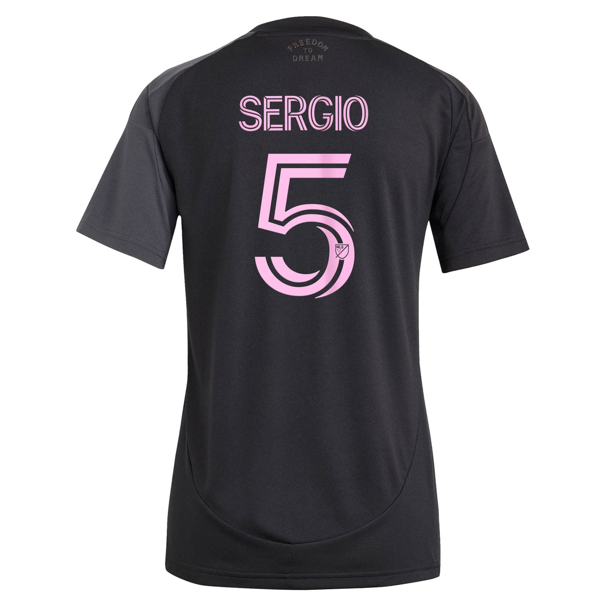 Women's Inter Miami CF Sergio Busquets Black 2025 The Fortitude Kit Replica Player Jersey