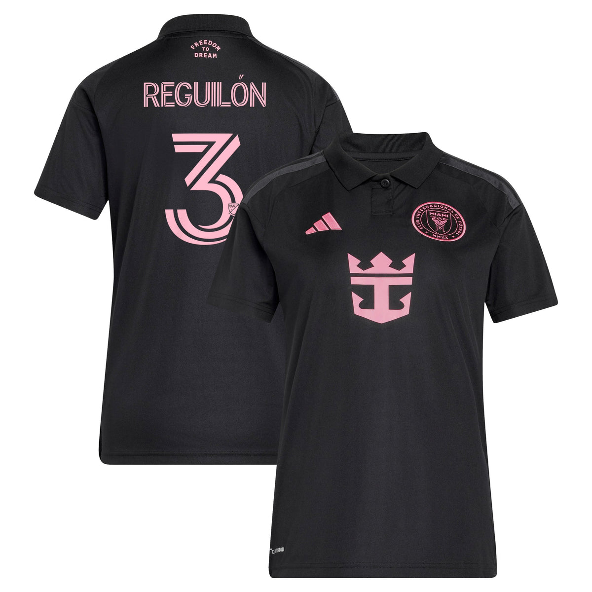 Women's Inter Miami CF Sergio Reguilón Black 2026 Presagio Replica Jersey