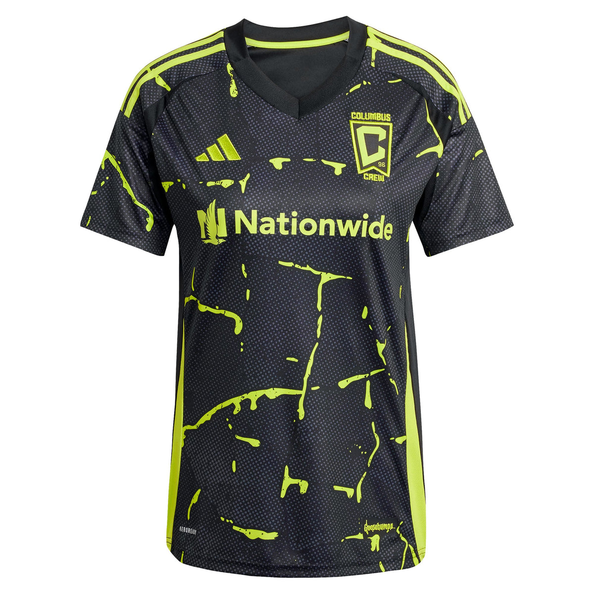 Women's Columbus Crew Steven Moreira Black 2025 The Goosebumps Kit Replica Jersey
