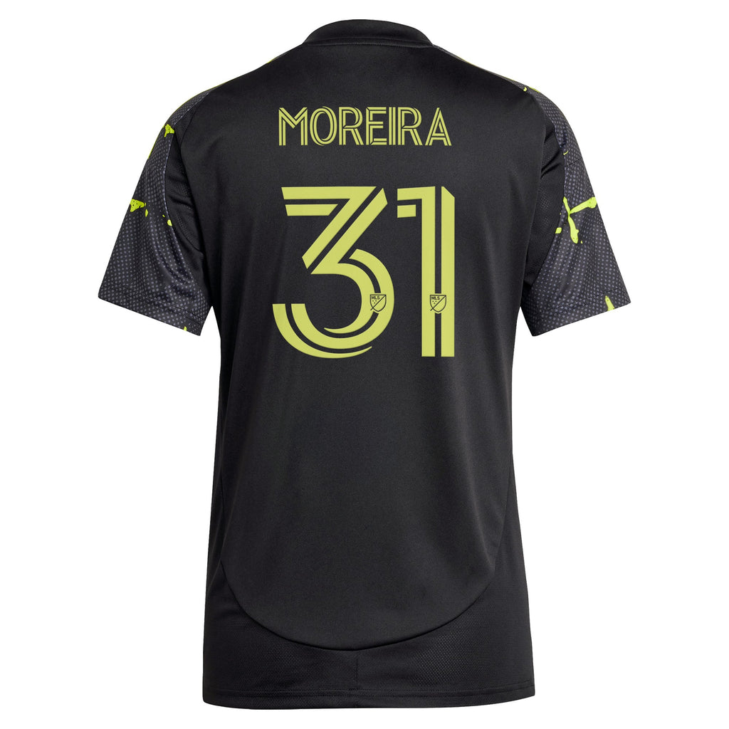 Women's Columbus Crew Steven Moreira Black 2025 The Goosebumps Kit Replica Jersey