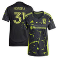 Women's Columbus Crew Steven Moreira Black 2025 The Goosebumps Kit Replica Jersey