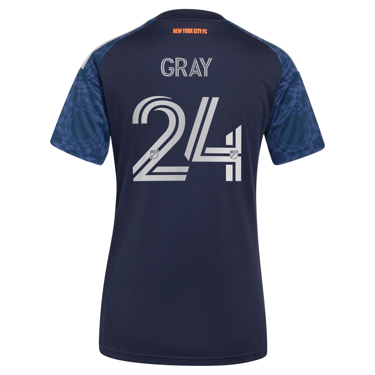 Women's New York City FC Tayvon Gray Blue 2026 The All Nations Kit Replica Jersey