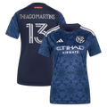 Women's New York City FC Thiago Martins Blue 2026 The All Nations Kit Replica Jersey