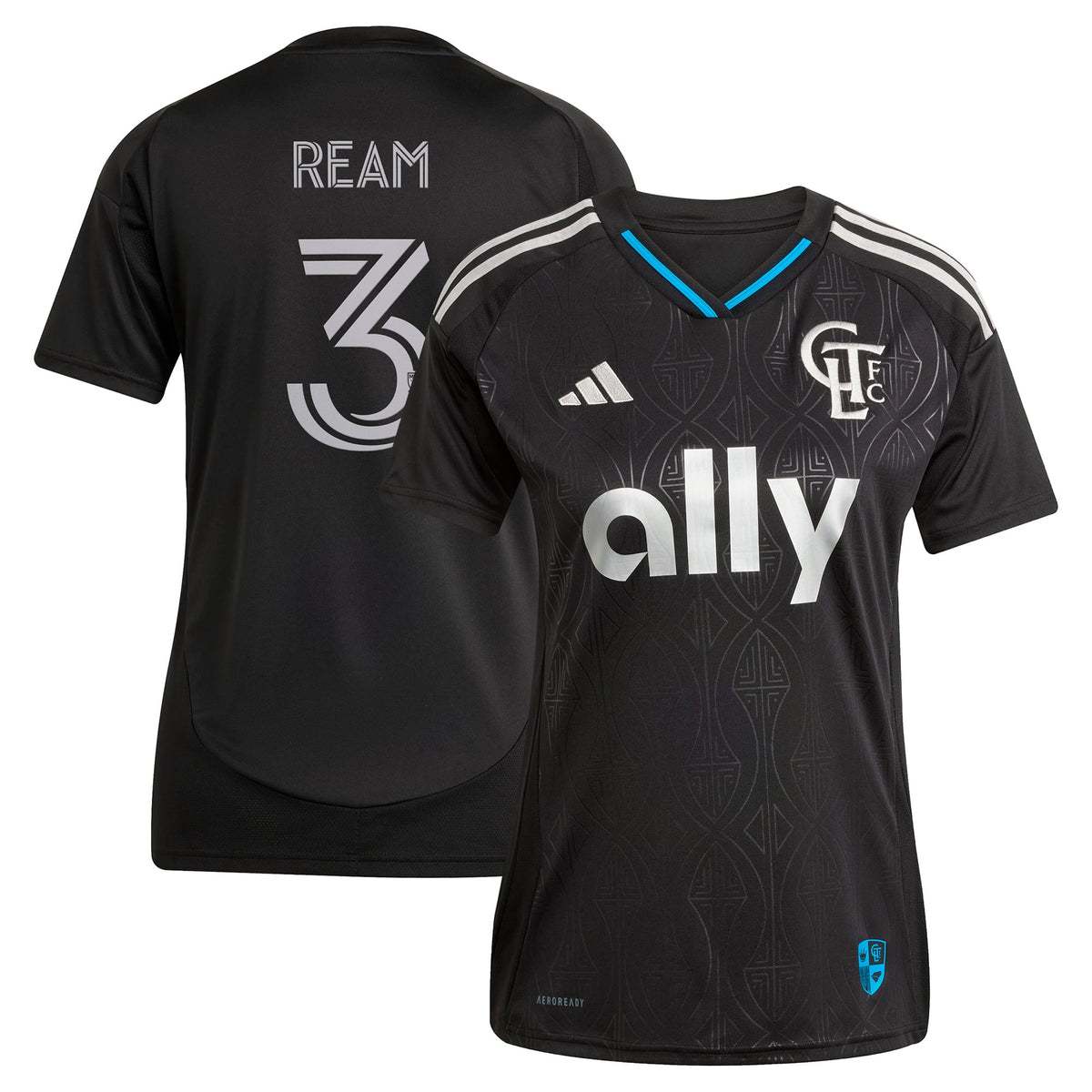Women's Charlotte FC Tim Ream Black 2025 Fortress Kit Replica Player Jersey
