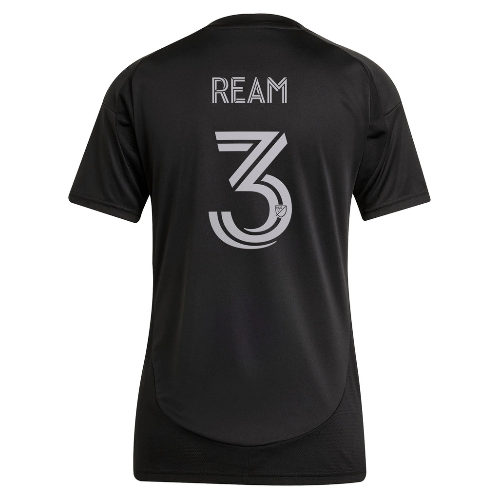 Women's Charlotte FC Tim Ream Black 2025 Fortress Kit Replica Player Jersey