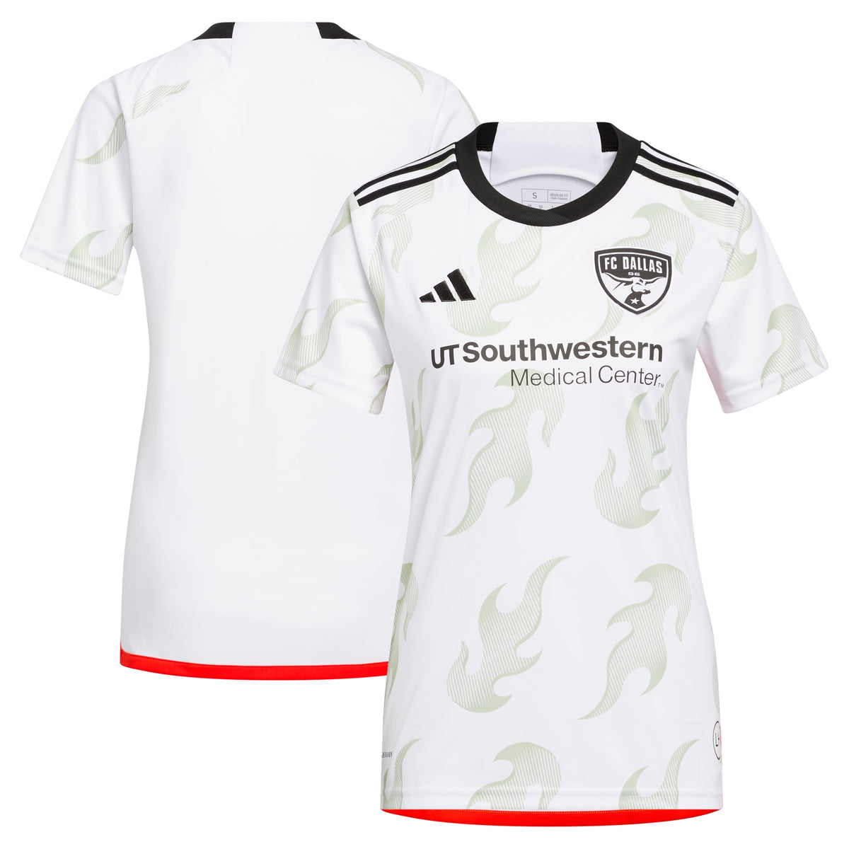 Women's FC Dallas White 2023 Burn Baby Burn Replica Jersey