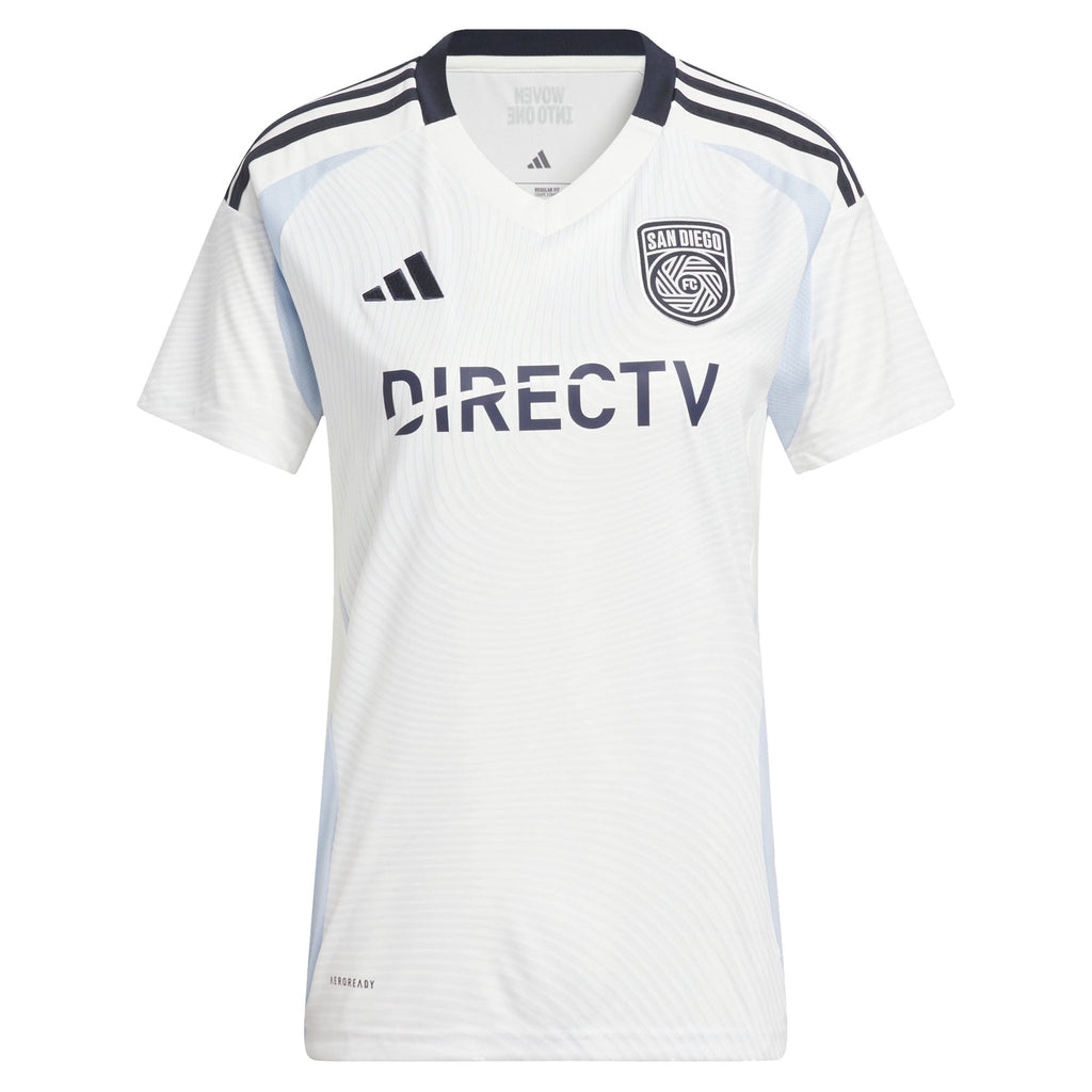 Women's San Diego FC White 2025 Woven Into One Replica Jersey