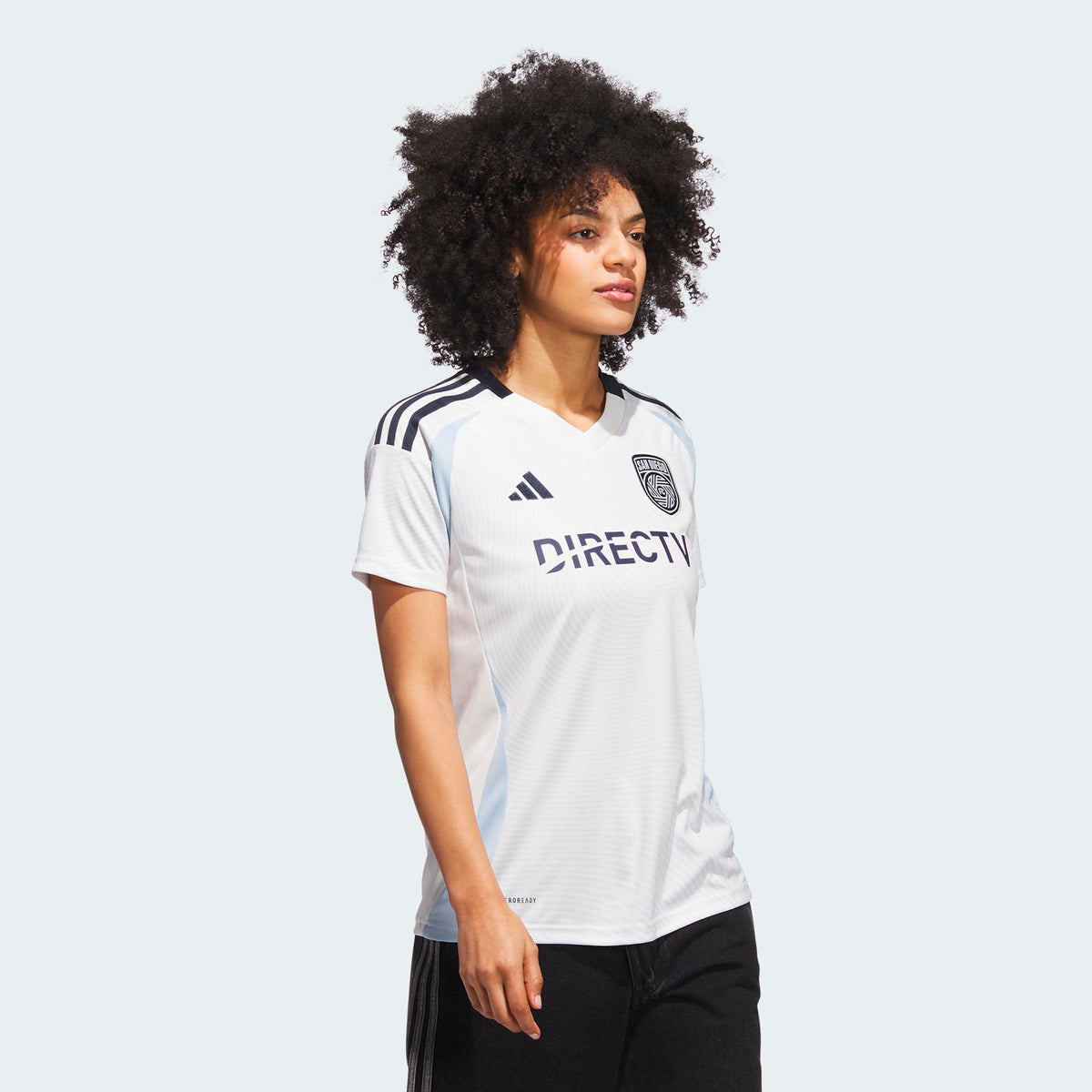 Women's San Diego FC White 2025 Woven Into One Replica Jersey