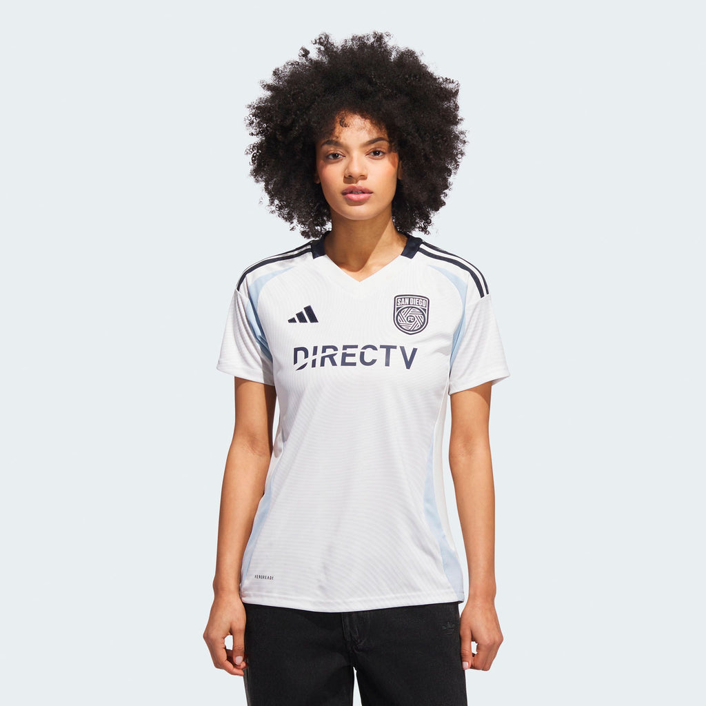Women's San Diego FC White 2025 Woven Into One Replica Jersey