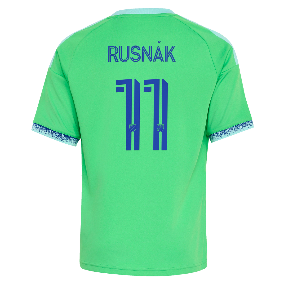 Youth Seattle Sounders FC Albert Rusnak Rave Green The Evergreen State Kit Replica Jersey
