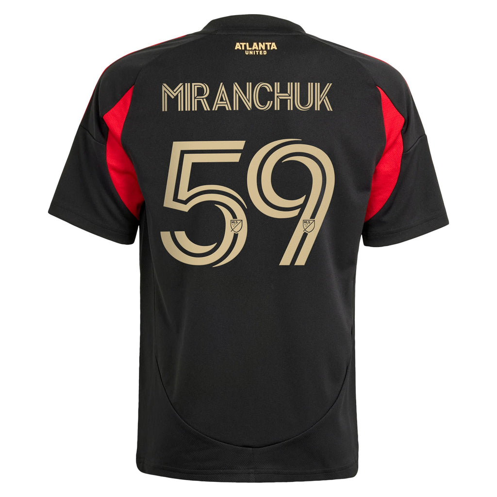 Youth Atlanta United FC Aleksei Miranchuk Black 2025 The Connector Replica Player Jersey