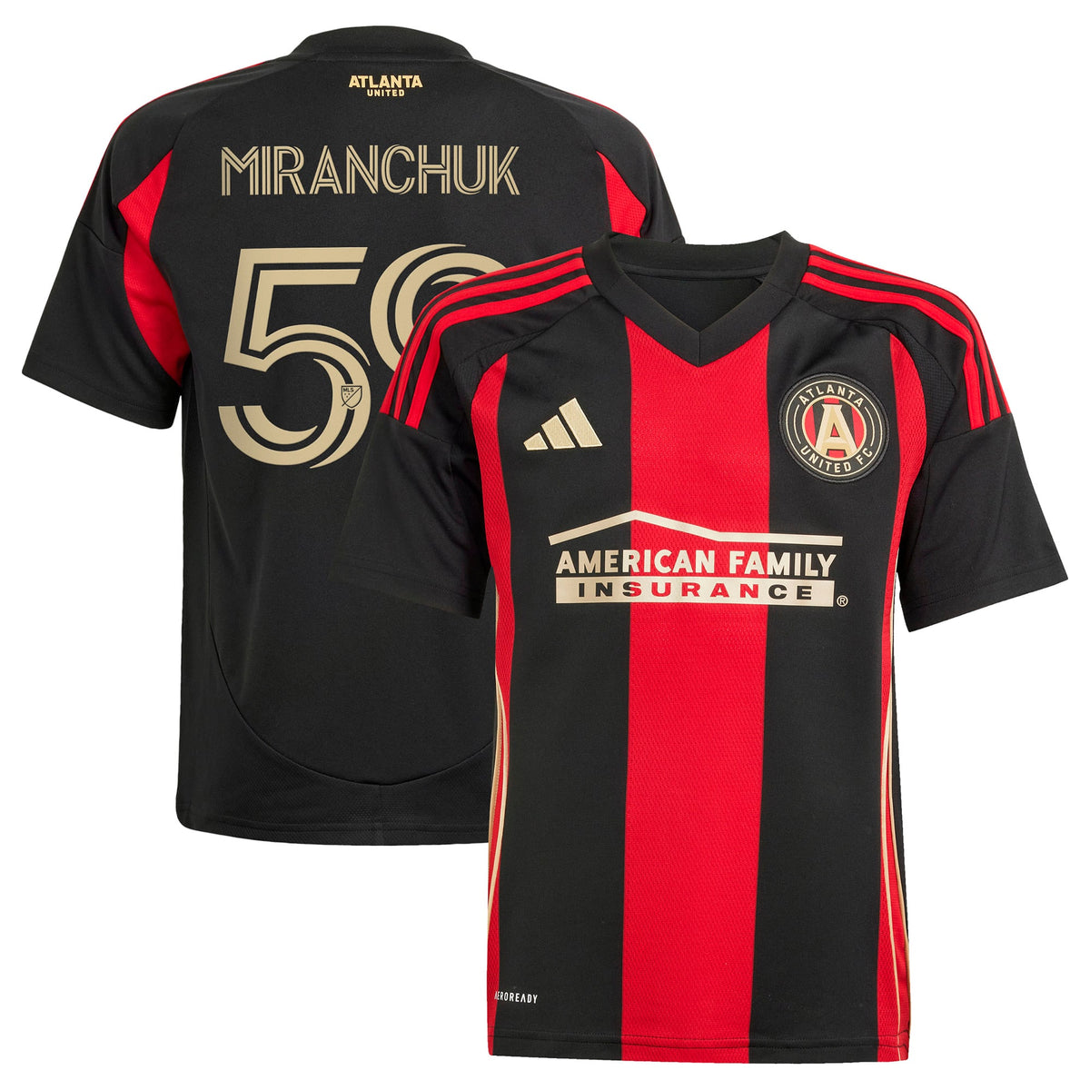 Youth Atlanta United FC Aleksei Miranchuk Black 2025 The Connector Replica Player Jersey