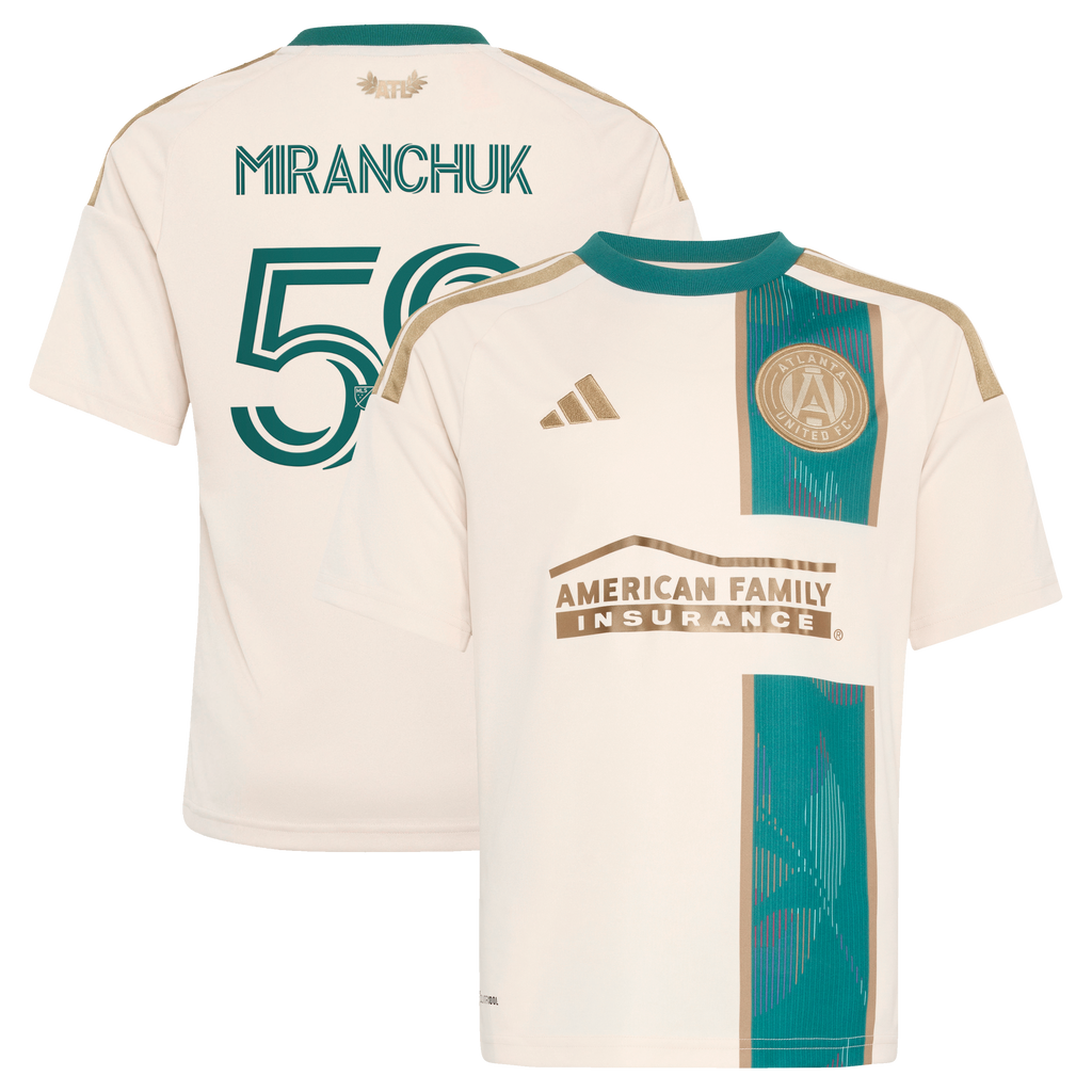 Youth Atlanta United FC Aleksei Miranchuk Tan 2026 Spirit of '96 Replica Jersey