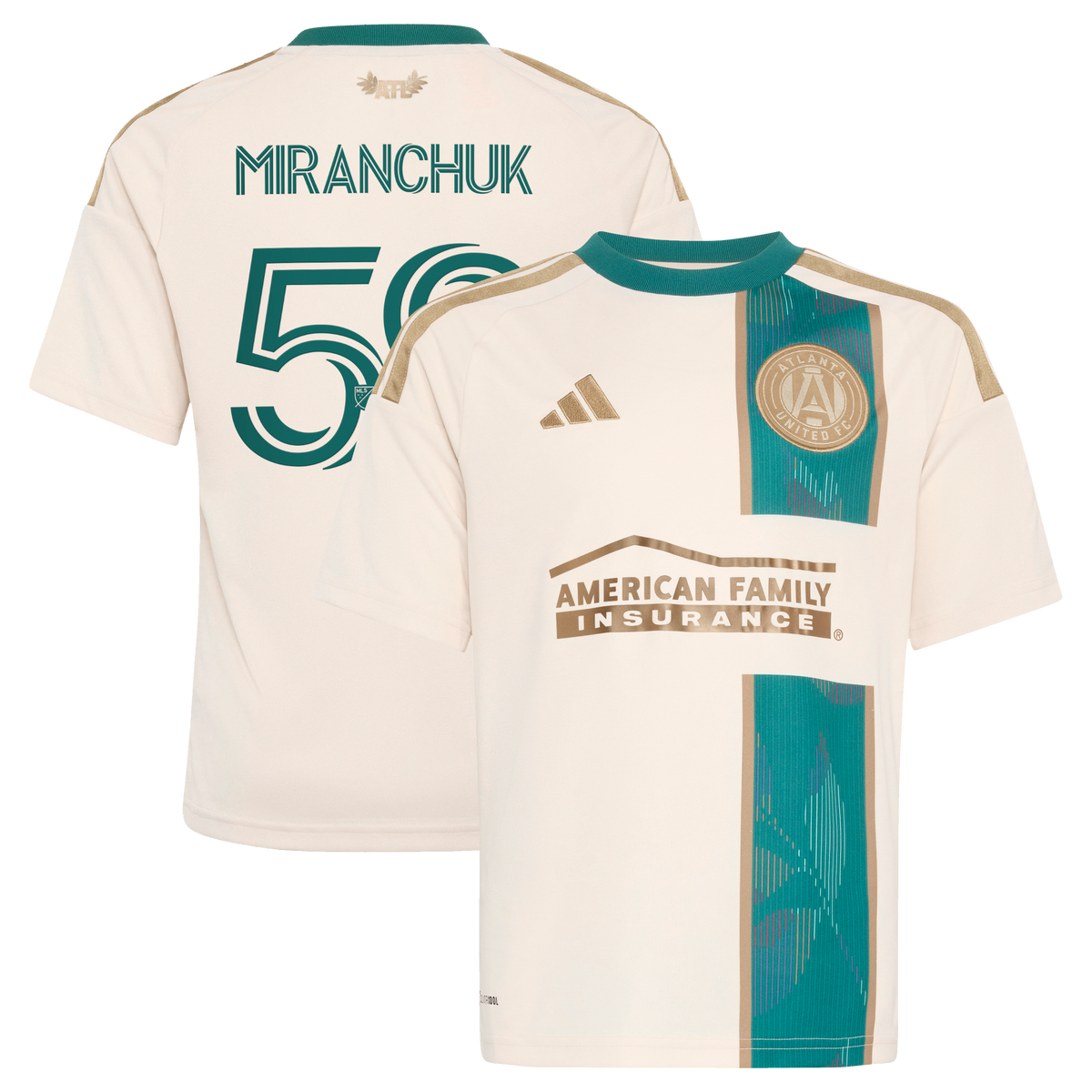 Youth Atlanta United FC Aleksei Miranchuk Tan 2026 Spirit of '96 Replica Jersey