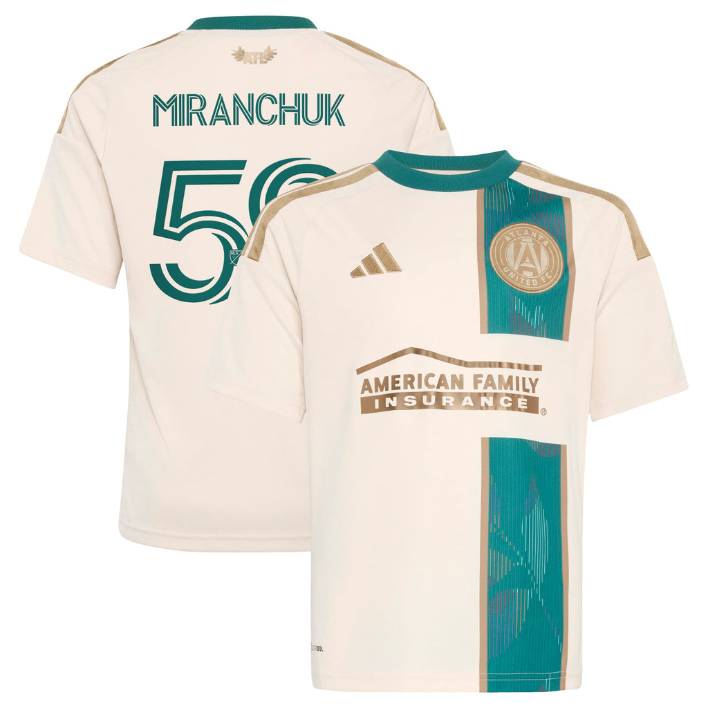 Youth Atlanta United FC Aleksei Miranchuk Tan 2026 Spirit of '96 Replica Jersey