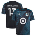 Youth Minnesota United FC Anthony Markanich Black 2026 The Decade Kit Replica Jersey
