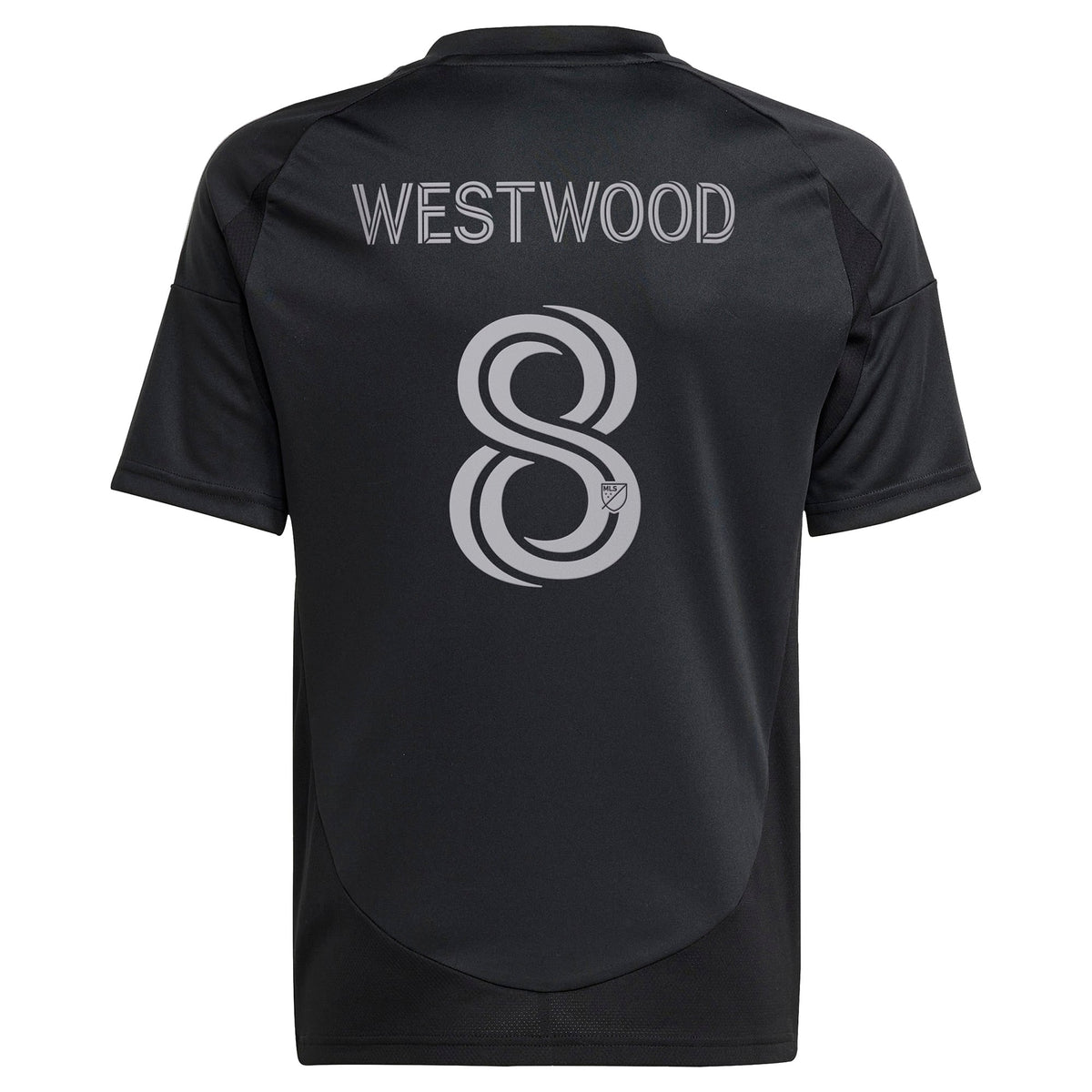 Youth Charlotte FC Ashley Westwood Black 2025 Fortress Kit Replica Player Jersey